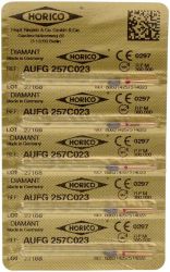 Löwenschleifer AuFG 257C Verpakking 5 st. ISO 023 rood (Horico)