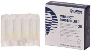 Miraject Endotec Luer 30G 0,3 x 25mm (Hager&Werken)