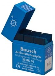 Articulatie papier Strepen 200 blauw navul verpakking (Bausch)