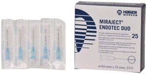 Miraject Endotec Duo 23G  0,6 x 25mm (Hager&Werken)