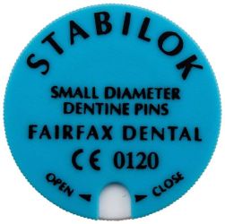 Stabilok Stifte Roestvrij staal blauw fijn 20s (Fairfax Dental)