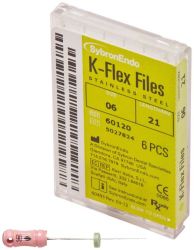 K-Flex vijlen 21 mm ISO 006 roze (Kerr-Dental)