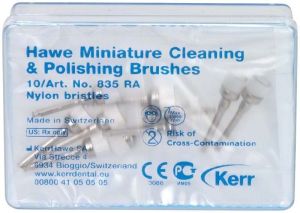 Hawe miniatuurborstels nylonharen - 10 stuk (Kerr-Dental)