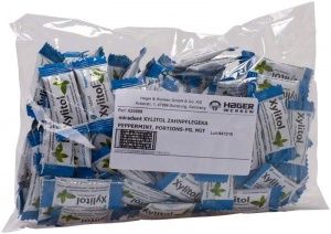 Xylitol Chewing Gum Portionspackung Pfefferminz (Hager&Werken)
